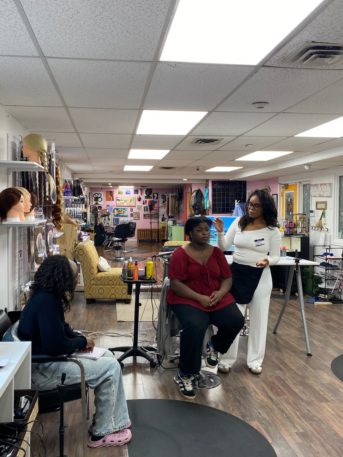 Instructor teaching consultation basics