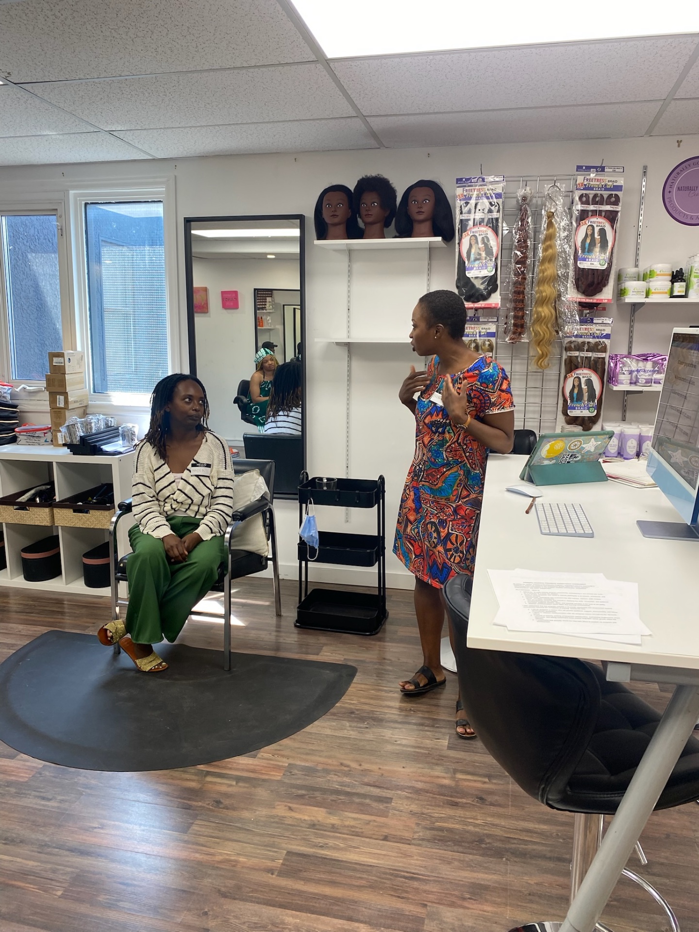 One-on-one consultation with an instructor